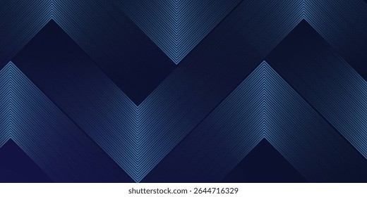 Blue techno abstract background overlap layer on dark space with glowing lines shape decoration. Modern graphic design element future style concept for banner, flyer, card, or brochure cover