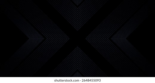 Capa abstracta del traslape del fondo del techno azul en el espacio oscuro con la decoración brillante de la forma de los puntos. Concepto de estilo de línea punteada de elemento de Diseño gráfico moderno para Anuncios