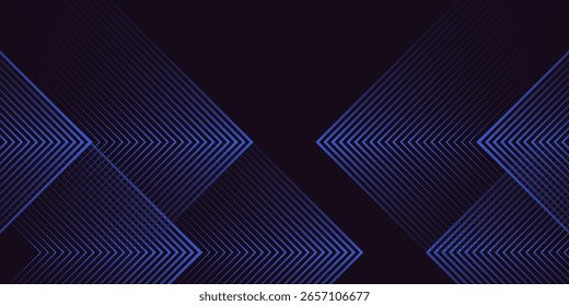 blue techno abstract background overlap layer on dark space with rhombus decoration. Modern graphic design element motion style concept for banner, flyer, card, brochure cover, 