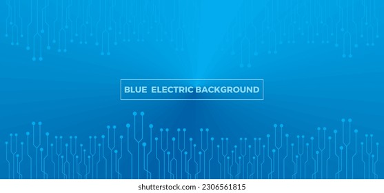 Blue Techno Background Vector Eps