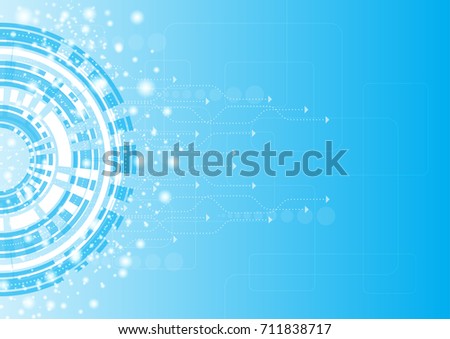 blue technology abstract background ,technology communication concept.