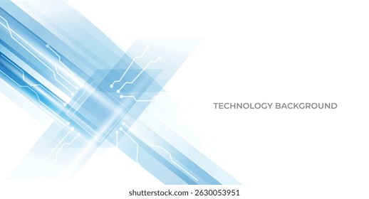 Fondo abstracto de tecnología azul. Concepto moderno. Ilustración vectorial