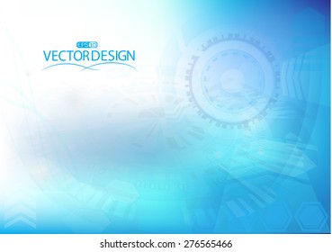 Blue Technology AbstractBackground for Design