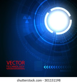 blue technology background
