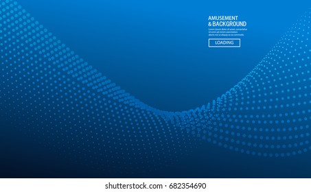 Blue technology background