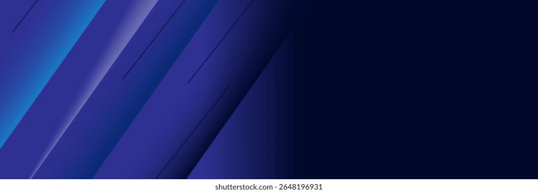Blue technology background with motion neon light effect.Vector