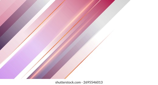 Fundo da tecnologia azul com efeito de luz de néon de movimento.Ilustração vetor.