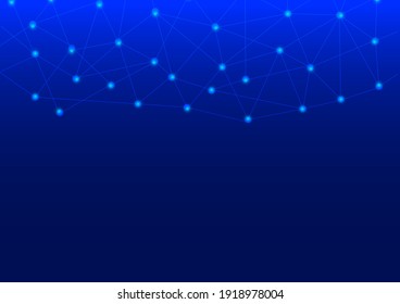 Blue technology background, new concept, vector illustration