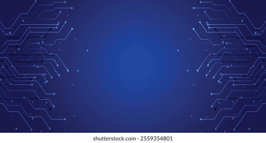 Blue technology background pro illustration