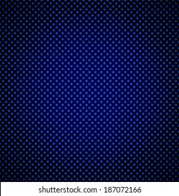 Blue technology background with seamless perforated Vector