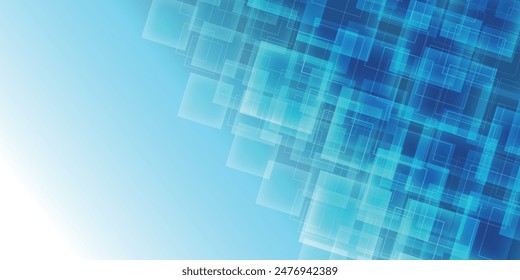 Blue Technology Business Pattern Background