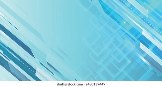 Blue Technology Business Pattern Background