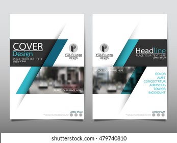 Blue technology cover business brochure vector design, Leaflet advertising abstract background, Modern poster magazine layout template, Annual report for presentation.