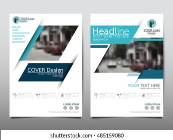 Design de vetor de capa de tecnologia azul, Fundo abstrato de publicidade de folheto, Modelo de layout de revista de cartaz moderno, Relatório anual para apresentação.