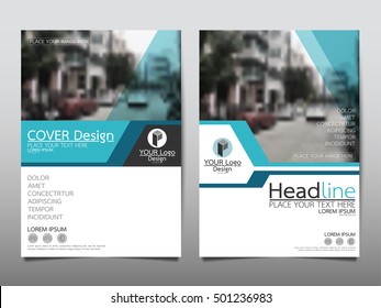 Blue technology cover business brochure vector design, Leaflet advertising abstract background, Modern poster magazine layout template, Annual report for presentation.