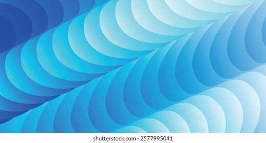 Blue Technology Geometry 3D Background