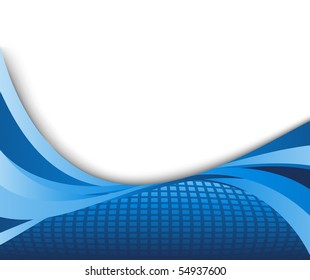 Blue technology hi-tech background. Vector illustration