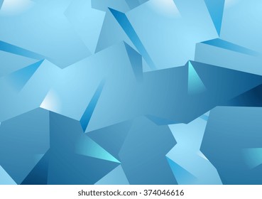 Fundo abstrato poligonal da tecnologia azul. Design de modelo gráfico técnico vetorial