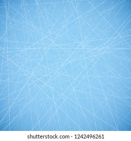 Blue template with abstract ice pattern. Vector background.
