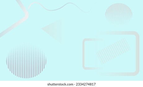 Blue template background with geometric shapes. Design of the cover, poster, banner of websites. Vector illustration with color gradient