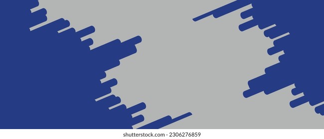 Blue template banner. Design with liquid form.
