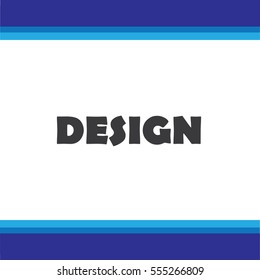 blue template with black headline
