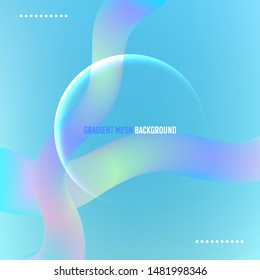 Blue Template for the design of a website landing page or background. Blue Minimal covers design.