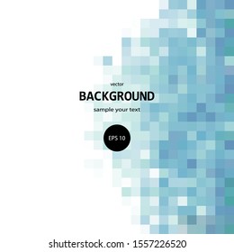 blue template for presentation, layout for advertising, banner. Polygonal style. Vector graphics. Abstract background.