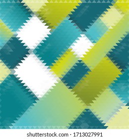 blue template for presentation, layout for advertising, banner. Polygonal style. Vector graphics. Abstract background.