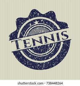 Blue Tennis rubber texture