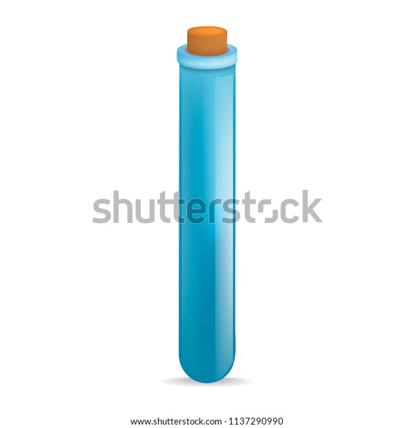 Download Blue Test Tube Mockup Realistic Illustration Stock Vector Royalty Free 1137290990 PSD Mockup Templates