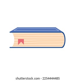 blue text book closed icon