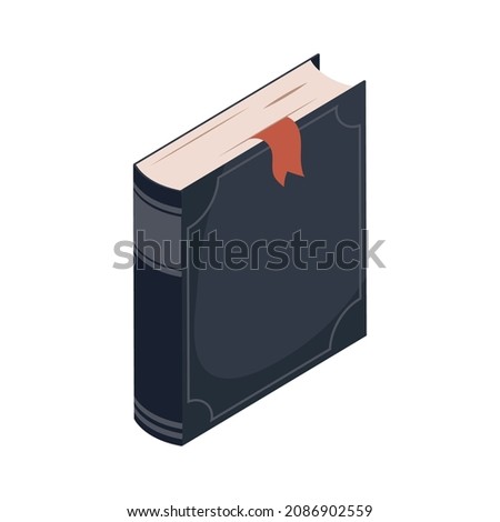 blue text book supply icon