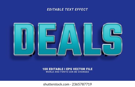 blue text effect graphic style