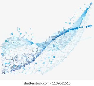 blue texture abstraction wave, background for banner