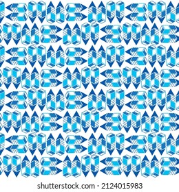 concepto de fondo de textura azul ornamento libros patrón de impresión