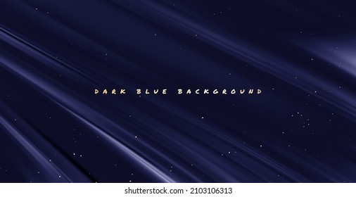 blue texture background with golden letters, wavy, fluttering