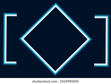 Blue texture background with shiny square shape effect for wallpaper and design game