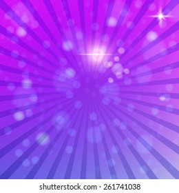 Blue Texture Background With Sunburst. Vector Illustration