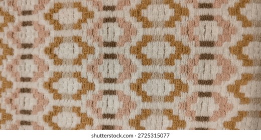 Efecto de textura azul. Hermoso Abstractas decorativo BackgrVista de cerca de la textura de la tela beige suave con un patrón tejido. La Imagen muestra fibras textiles detalladas y una sutil superficie elevada, creando un aspecto natural y acogedor.