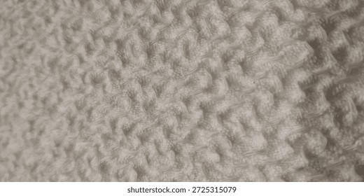 Efecto de textura azul. Hermoso Abstractas decorativo BackgrVista de cerca de la textura de la tela beige suave con un patrón tejido. La Imagen muestra fibras textiles detalladas y una sutil superficie elevada, creando un aspecto natural y acogedor.