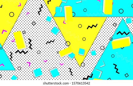 Blue Texture. Trendy Elements. Minimal Lemon Ornament. Retro Flyer. Abstract Turquoise Banner. Mustard Vector Design. Liquid Baby Blue Artwork.