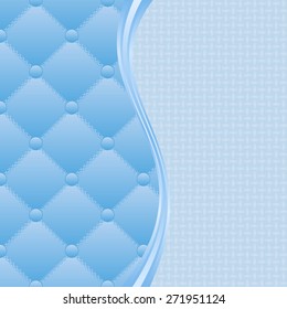 blue textured background divided into two
