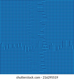 Blue textured background with grid 
