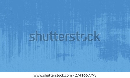 Blue textured background with vertical lines and speckles abstract grunge