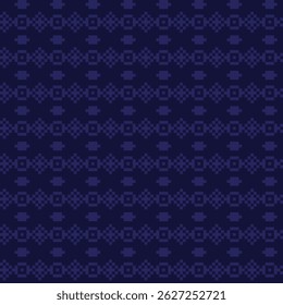 Blue Textured fair isle seamless pattern design for knitwear, fashion textile, graphics