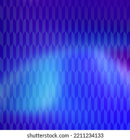 Blue textured holographic background. Vector illustration