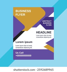 Blue theme a4 business annual report brochure for yearly profile