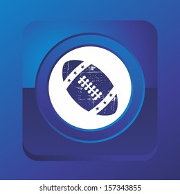 blue theme button american football