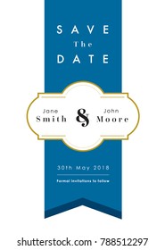 Blue theme - Wedding Set - Save the Date